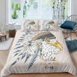 Bald Eagle Native American Feather Wild & Free  Bed Sheets Spread Comforter Duvet Cover Bedding Sets