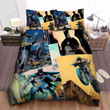 Batman In Vintage Comic Art Bed Sheets Spread Comforter Duvet Cover Bedding Sets