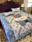 Luxury LV Supreme 05 Bedding Sets Bedroom Luxury Brand Bedding