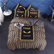 Luxury Fendi Roma Luxury Brand Type 02 Bedding Sets Duvet Cover Bedroom Sets