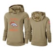 Broncos 2019 Salute to Service Khaki Pullover Hoodie