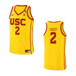 USC Trojans Tahj Eaddy Yellow Basketball Alternate Jersey