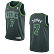 Celtics Jaylen Brown Earned Edition Swingman Jersey Green
