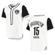 Brooklyn Nets Vince Carter Scout Baseball Fashion Jersey White