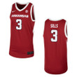 Arkansas Razorbacks Desi Sills Basketball Team Jersey Cardinal