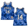 Danny Green Philadelphia 76ers Galaxy Hardwood Classics Jersey Blue