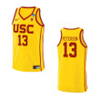 USC Trojans Drew Peterson Yellow Basketball Alternate Jersey