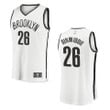 Brooklyn Nets Spencer Dinwiddie Replica Jersey Association Edition White