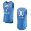 Atlanta Dream #00 Custom WNBA Icon Jersey - Blue
