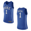 Duke Blue Devils #1 Trevon Duval College Basketball Jersey - Blue