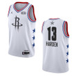 2019 All-Star Rockets James Harden Jersey - White