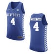 Kentucky Wildcats #4 Nick Richards College Basketball Jersey - Blue