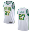 Celtics #27 Daniel Theis City Jersey - White