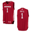 Wisconsin Badgers #1 Brevin Pritzl College Jersey - Red