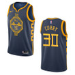 Warriors #30 Stephen Curry City Edition Jersey - Navy