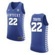 Kentucky Wildcats #22 Reid Travis College Basketball Jersey - Blue