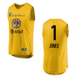 Los Angeles Sparks #1 Alexis Jones WNBA Icon Jersey - Gold