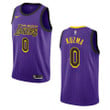 Lakers #0 Kyle Kuzma City Edition Jersey - Purple