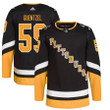 Jake Guentzel Pittsburgh Penguins adidas 2021/22 Alternate Primegreen Pro Player Jersey - Black