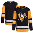 Pittsburgh Penguins adidas Home Primegreen Pro Jersey - Black