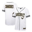 Vanderbilt Commodores Colosseum Free-Spirited Team Full-Button Baseball Jersey - White