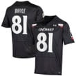 Josh Whyle Cincinnati Bearcats Under Armour NIL Replica Football Jersey - Black