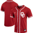 Oklahoma Sooners Nike Replica Full-Button Baseball Jersey - Crimson