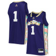 #1 Alcorn State Braves adidas Honoring Black Excellence Replica Basketball Jersey - Purple