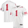 #1 Nebraska Huskers adidas Team Premier Football Jersey - White