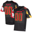 Maryland Terrapins Under Armour Pick-A-Player NIL Replica Football Jersey - Black