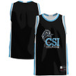 CUNY College of Staten Island Basketball Jersey - Black