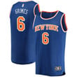 Quentin Grimes New York Knicks 2021/22 Fast Break Replica Jersey - Icon Edition - Blue