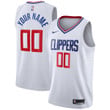 LA Clippers Nike 2020/21 Swingman Custom Jersey - Association Edition - White
