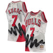 Toni Kukoc Chicago Bulls Mitchell & Ness Hardwood Classics 1995-96 Hyper Hoops Swingman Jersey - White