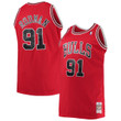 Dennis Rodman Chicago Bulls Mitchell & Ness Big & Tall Hardwood Classics Swingman Jersey - Red