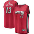 Bam Adebayo Miami Heat 2022/23 Fast Break Replica Jersey - Black - Icon Edition