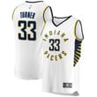 Myles Turner Indiana Pacers Fast Break Replica Jersey - Association Edition - White