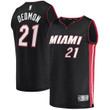 Dewayne Dedmon Miami Heat 2021/22 Fast Break Replica Jersey - Icon Edition - Black
