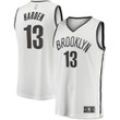 James Harden Brooklyn Nets 2020/21 Fast Break Replica Jersey White - Association Edition