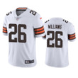 Browns Greedy Williams Vapor Limited White Jersey Men's