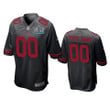 San Francisco 49ers Custom Super Bowl LIV Black Game Jersey