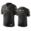 Jets Mekhi Becton Black Golden Edition Jersey