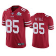 San Francisco 49ers George Kittle Super Bowl LIV Scarlet Vapor Limited Jersey