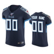 Titans Custom Navy Vapor Elite Jersey