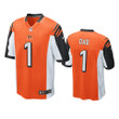 Bengals 2019 Father's Day Orange Number 1 Dad Jersey