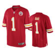 Chiefs 2019 Father's Day Red Number 1 Dad Jersey
