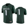 Michigan State Spartans #1 Green Game Jersey
