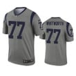 Rams Andrew Whitworth 2019 Inverted Legend Gray Jersey