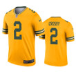 Packers Mason Crosby 2019 Inverted Legend Gold Jersey