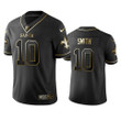 Men's Saints #10 Tre'quan Smith Black Golden Edition Jersey